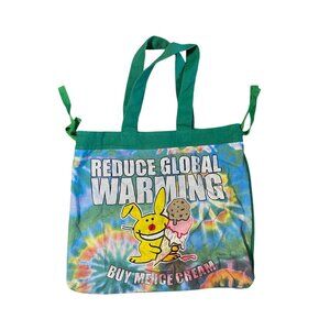 Happy Bunny reduce global warming buy me icecream Tote Bag